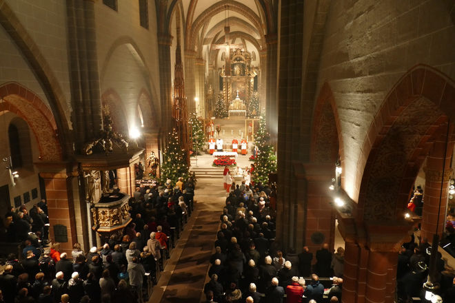 Christmette im Dom zu Fritzlar an Heiligabend 2018 